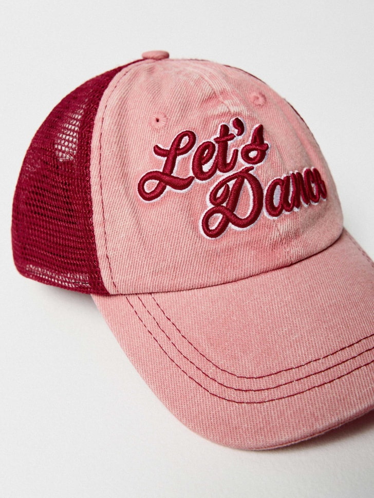 бейсболка джинсовая для девочек от бренда sela вид слева