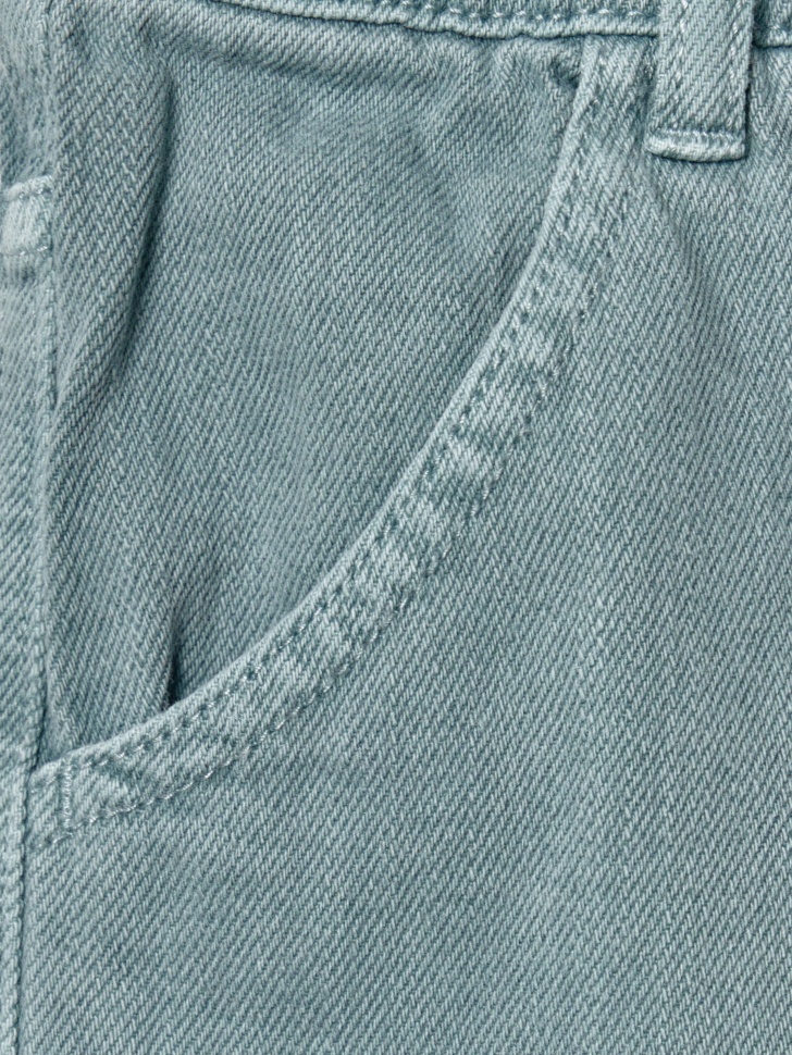 джинсовые шорты из твила для мальчиков из россии вид сбоку