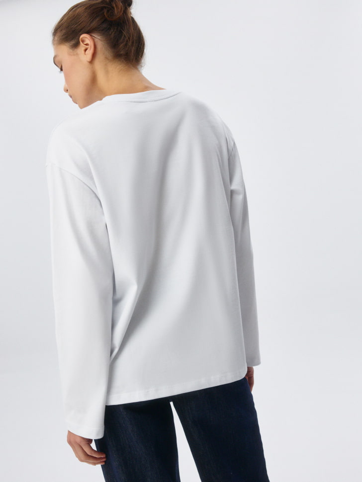Лонгслив ANNA OVERSIZE FIT. Фото №5