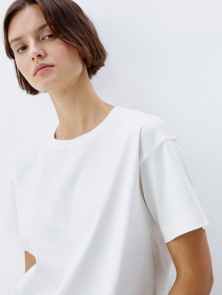 футболка оверсайз из мерсеризованного хлопка 4610517087812 с промокодом