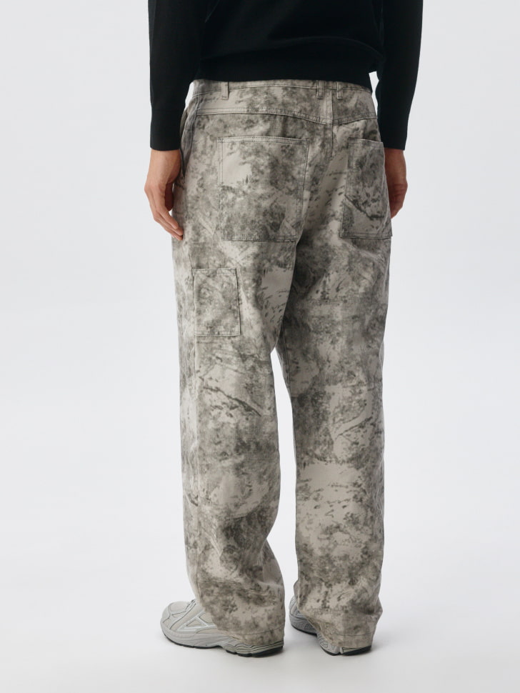 джинсы relaxed fit с принтом 4680798708690 в интернет магазине