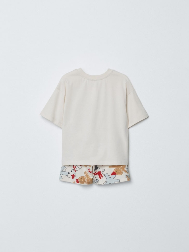 пижама с новогодним принтом для мальчиков 4680798801155 купить с доставкой