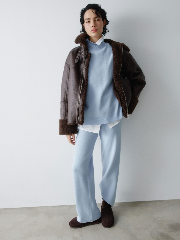 прямые вязаные брюки 4610517298140 в интернет магазине