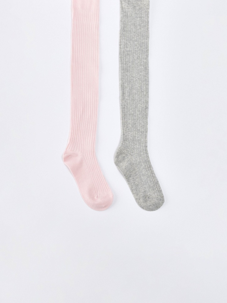 Набор колготок SELA для девочек, 2 шт., разноцветный, арт. 35055