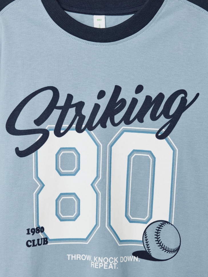 футболка оверсайз в спортивном стиле для девочек 4610517040251 в интернет магазине