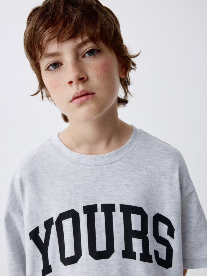 футболка оверсайз с принтом для мальчиков 4680798616513 в интернет магазине