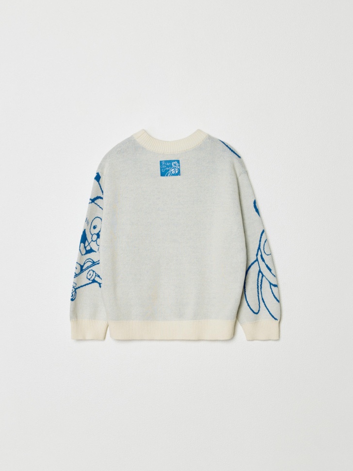 вязаный джемпер для мальчиков  x смешарики 4610517214393 по акции