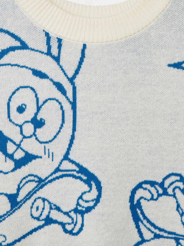 вязаный джемпер для мальчиков  x смешарики 4610517214393 в интернет магазине