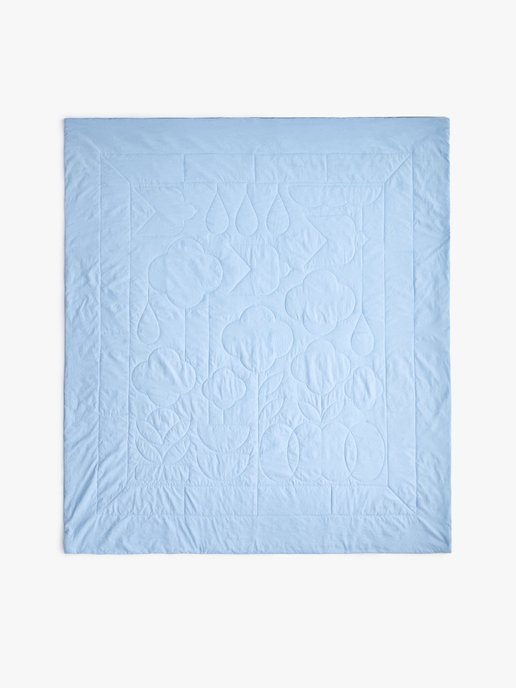 стеганое покрывало 220x240 см от бренда sela вид слева