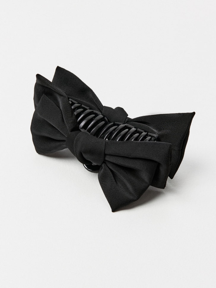 

Атласный крабик-бант для волос