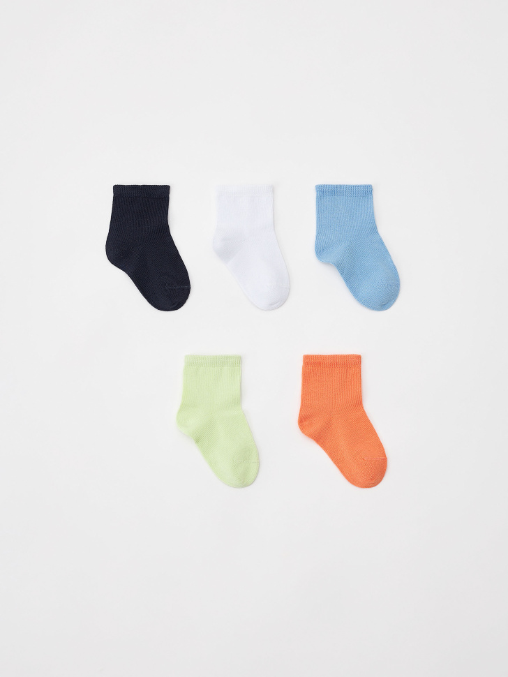 Набор из 5 пар носков для мальчиков (принт, 16-18)