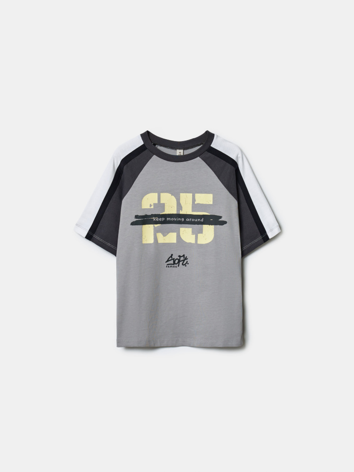 Футболка SELA оверсайз для мальчиков, разноцветный, арт. 43351