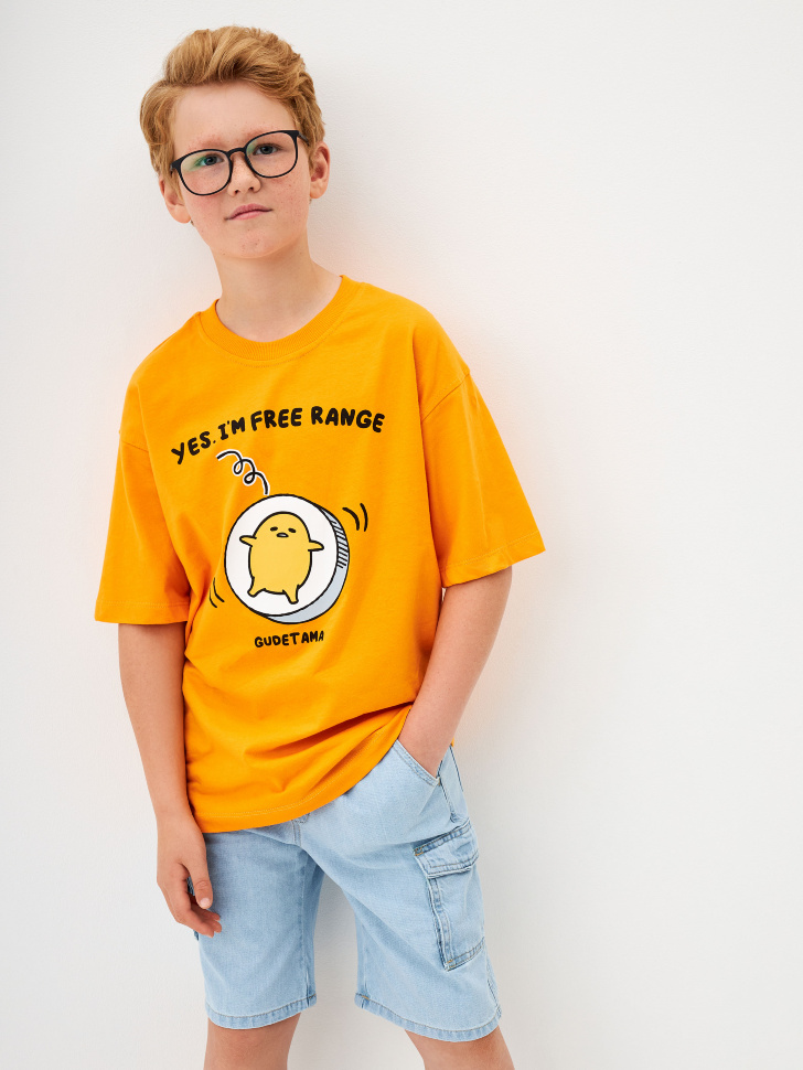

Футболка с принтом Gudetama детская