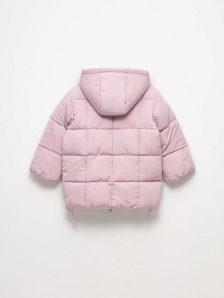 куртка для девочек (розовый, 116) sela 4680129910143 - фото 4