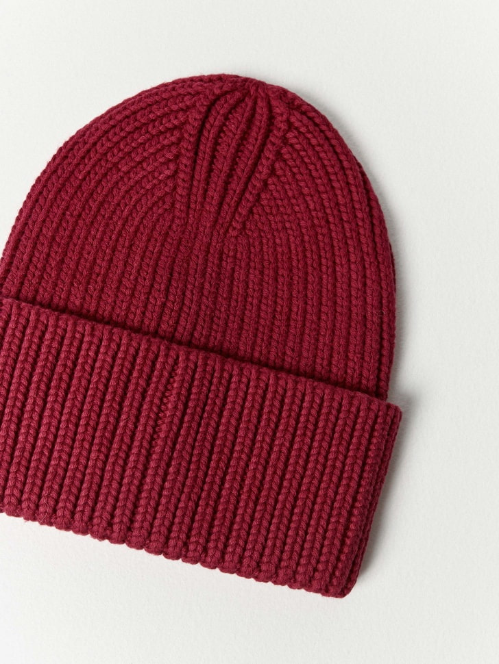 шапка-бини в рубчик 4680704122596 в интернет магазине