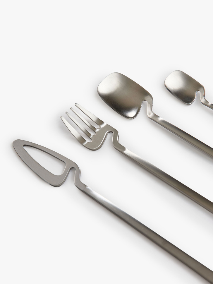 набор столовых приборов, 4 шт. от бренда sela вид слева