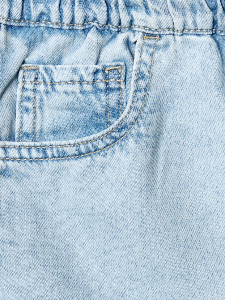 джинсовые шорты на резинке для девочек по цене 1899 руб вид справа