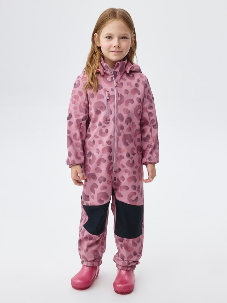 

Комбинезон из Softshell на флисе для девочек