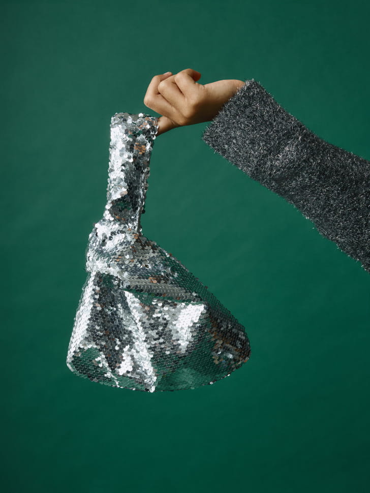 

Мини шоппер с пайетками для девочек