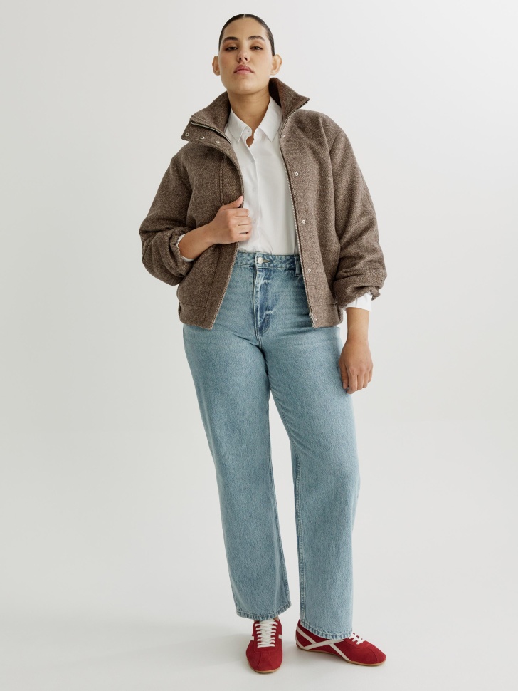 Прямые джинсы 403 с высокой посадкой на высокий рост 3599₽