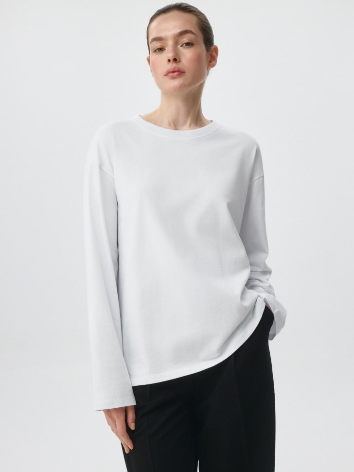 

Лонгслив ANNA OVERSIZE FIT