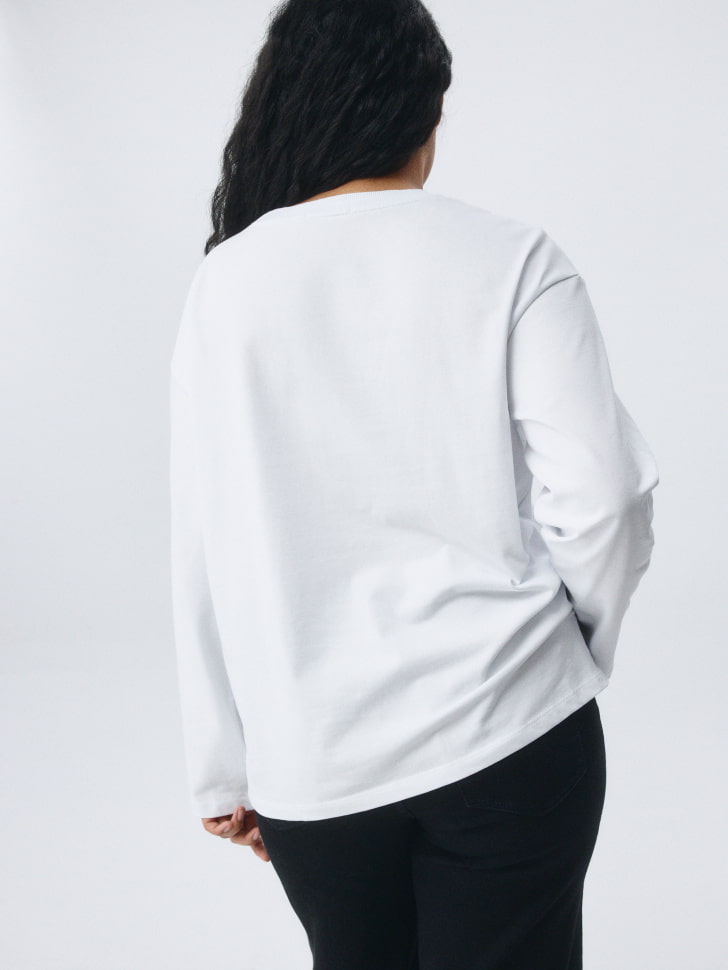 Лонгслив ANNA OVERSIZE FIT. Фото №3