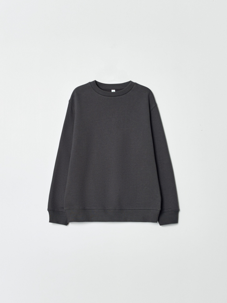 базовый свитшот оверсайз детский из россии вид сбоку