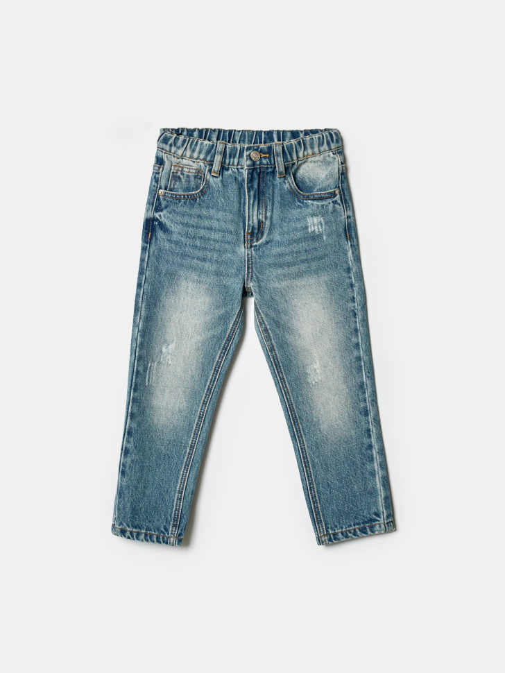 зауженные джинсы на резинке для мальчиков 4610517128720 фотография