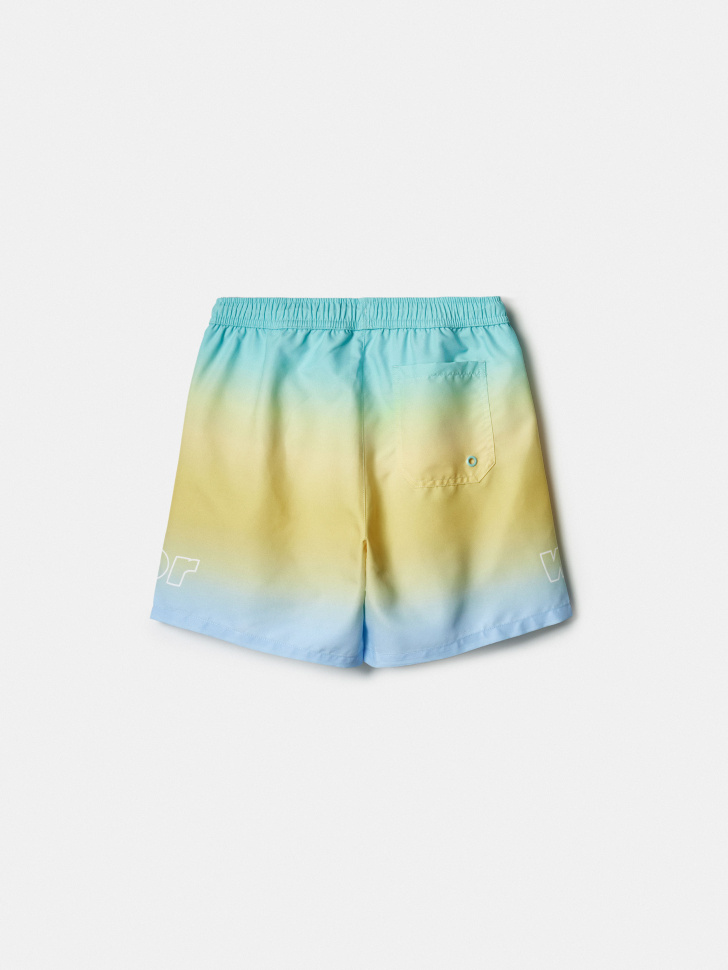 пляжные шорты с принтом для мальчиков от бренда sela вид слева