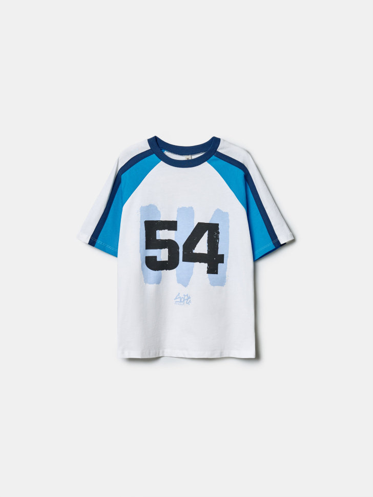 Футболка оверсайз SELA для мальчиков, разноцветный, арт. 43359