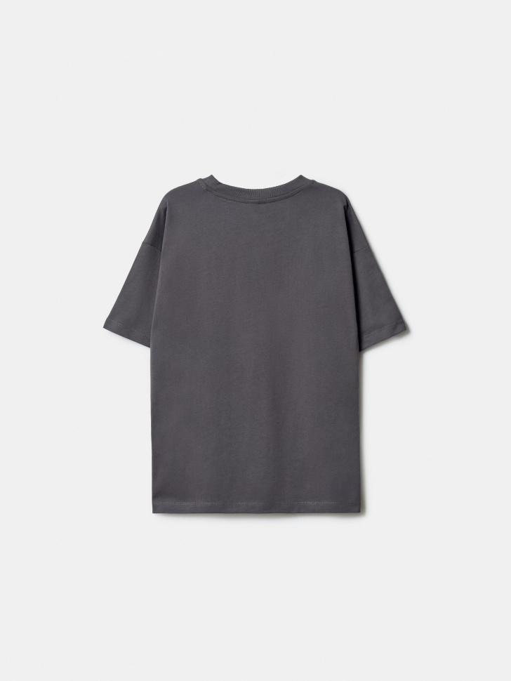 базовая футболка оверсайз детская от бренда sela вид слева