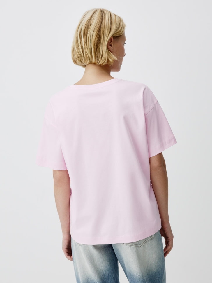 футболка оверсайз из мерсеризованного хлопка 4610517087959 в интернет магазине