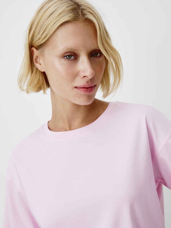 футболка оверсайз из мерсеризованного хлопка 4610517087959 с промокодом