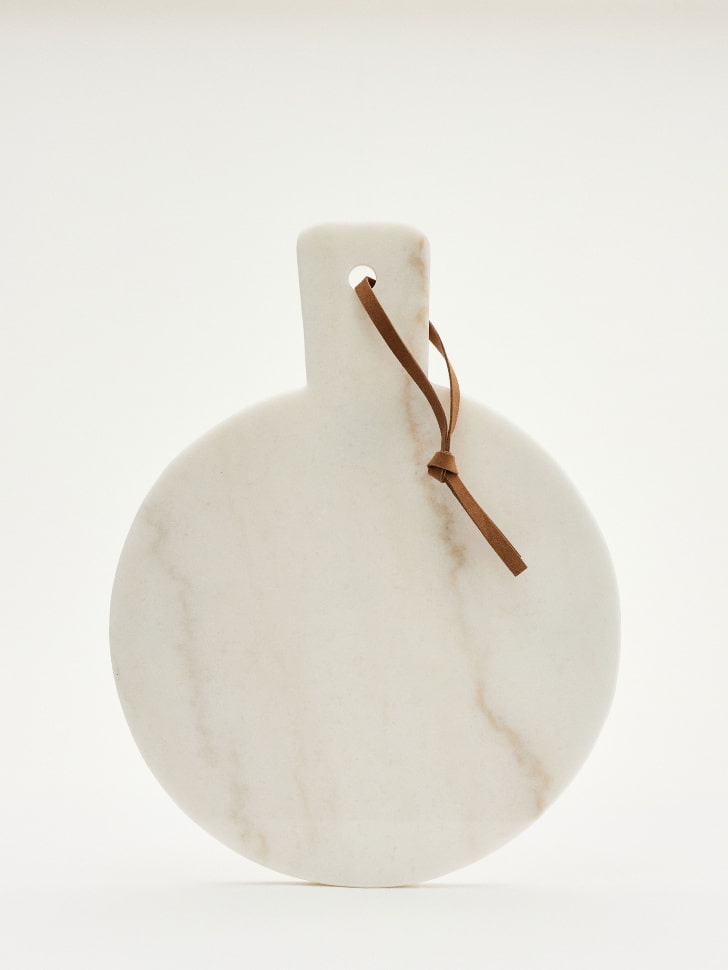 Мраморная доска для сервировки, белый, арт. 16769