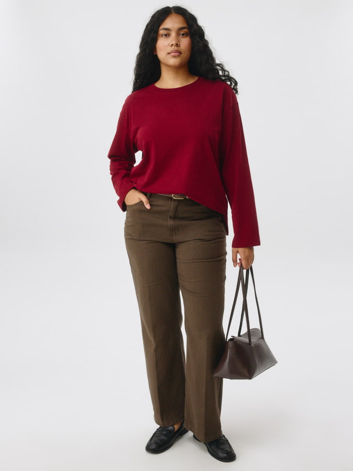Лонгслив ANNA OVERSIZE FIT. Фото №2
