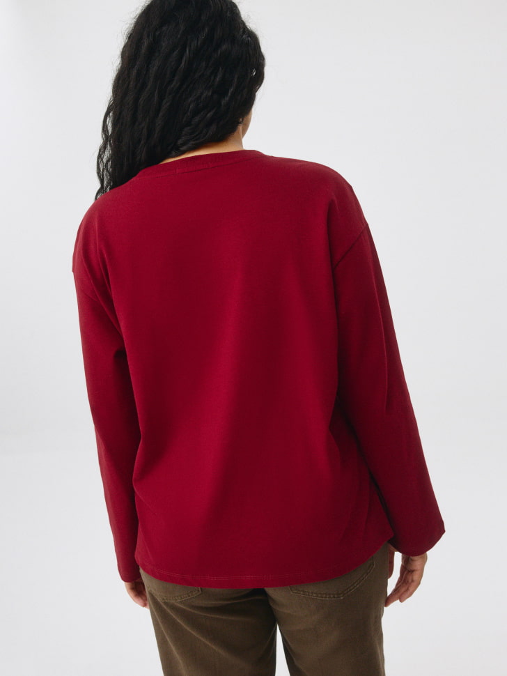 Лонгслив ANNA OVERSIZE FIT. Фото №3