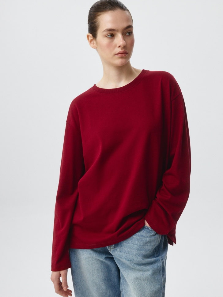 Лонгслив ANNA OVERSIZE FIT. Фото №8