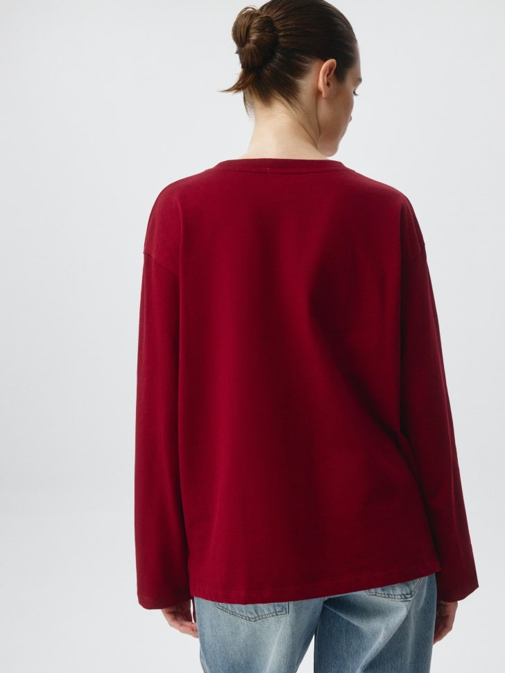 Лонгслив ANNA OVERSIZE FIT. Фото №9