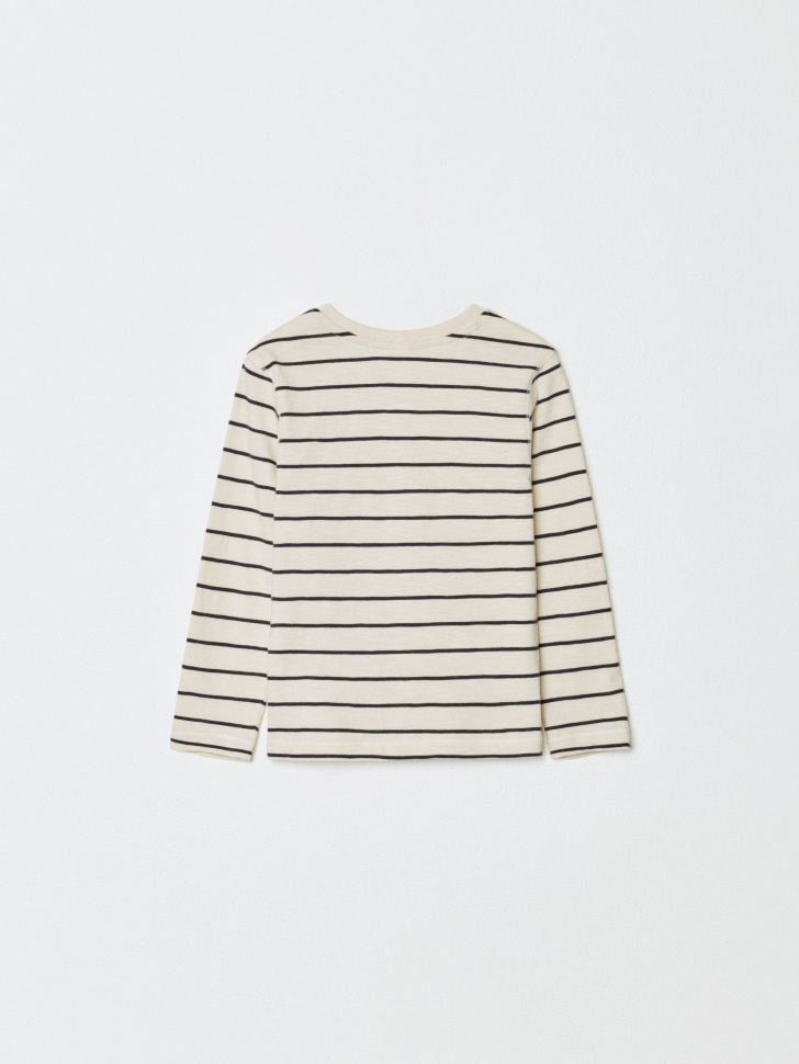 базовый лонгслив на пуговицах для мальчиков 4680798491370 по акции