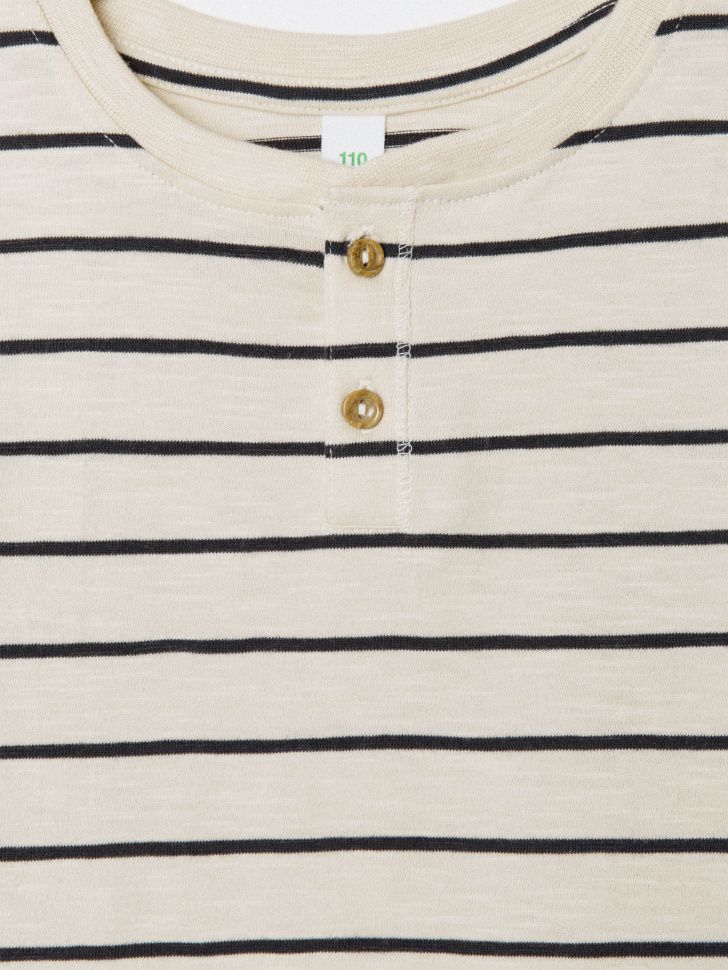 базовый лонгслив на пуговицах для мальчиков 4680798491370 в интернет магазине