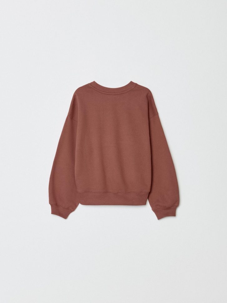 свитшот с принтом для девочек 4610517056191 по акции