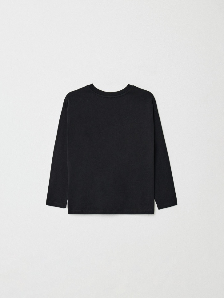 базовый лонгслив детский по цене 999 руб вид справа