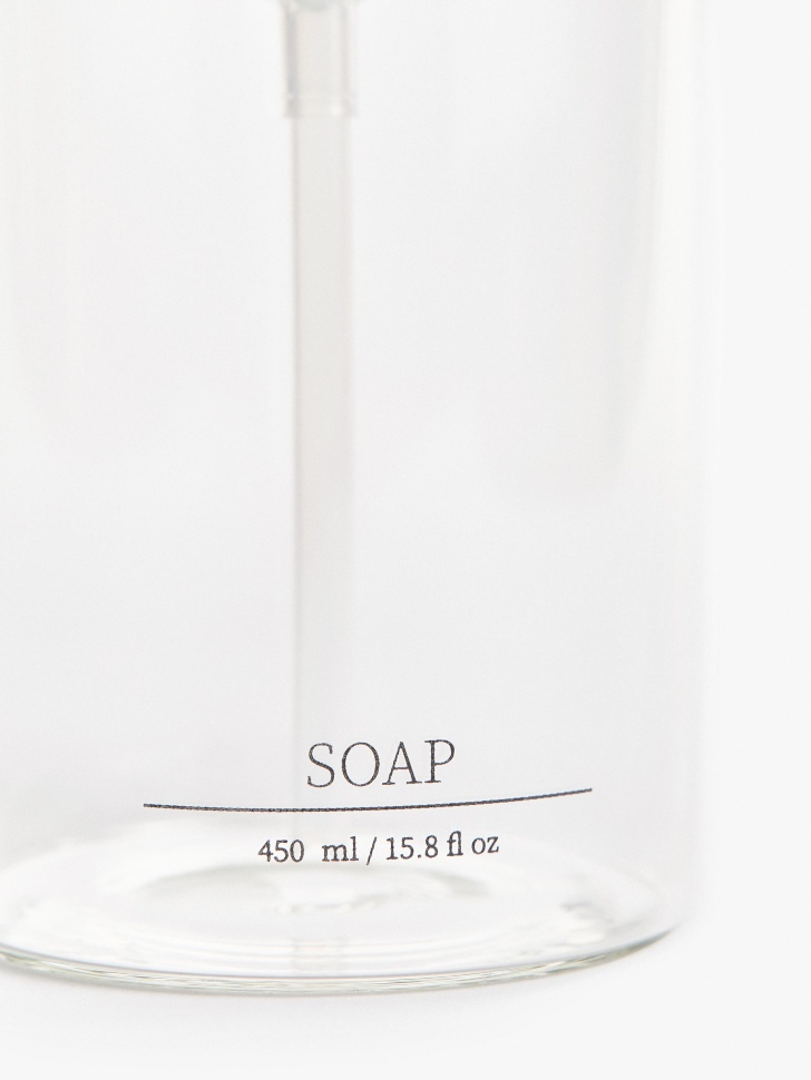 дозатор для жидкого мыла из стекла по цене 999 руб вид справа