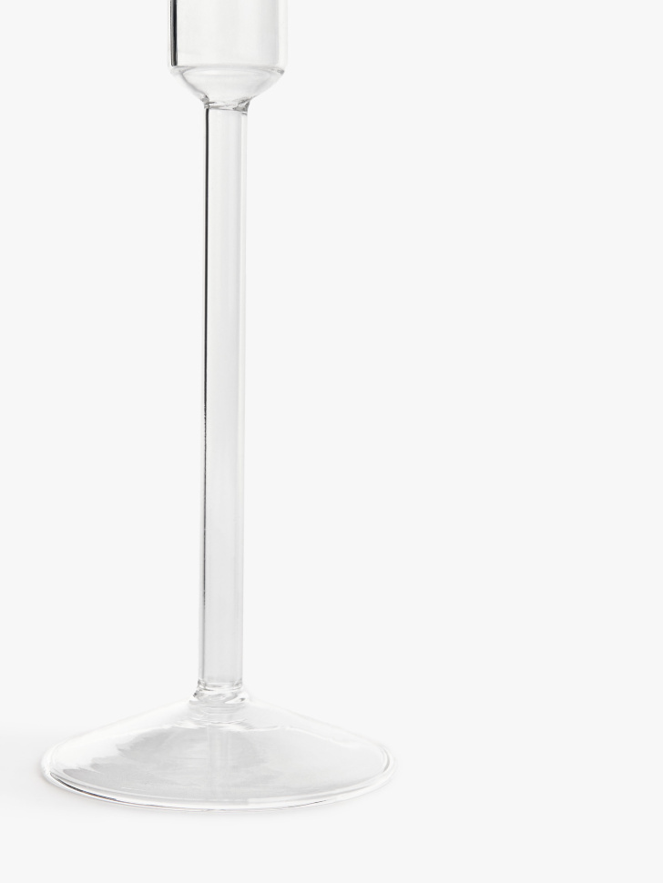 высокий подсвечник из стекла по цене 999 руб вид справа