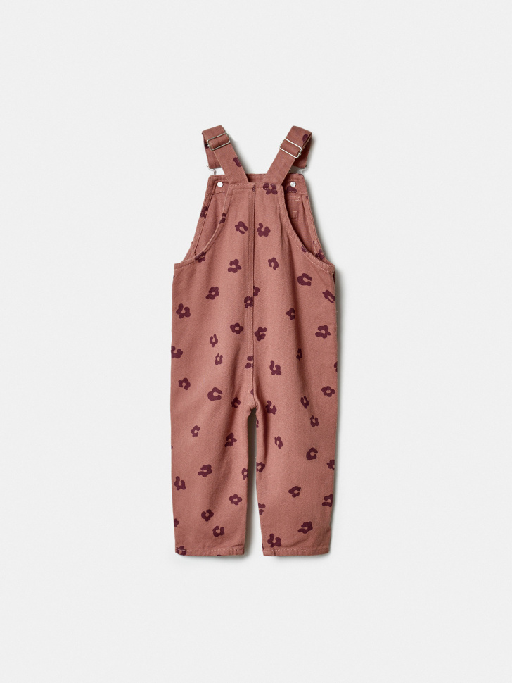 джинсовый комбинезон с принтом для малышей по цене 2199 руб вид справа