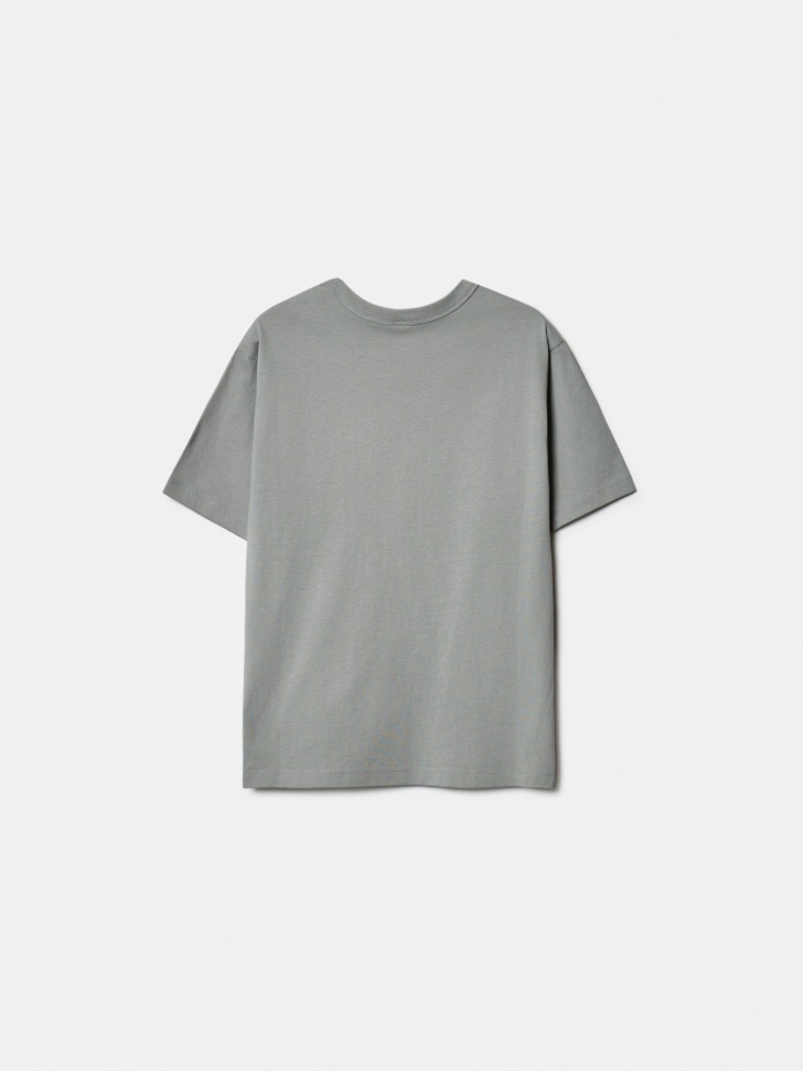 набор из базовых 2 футболок детских из хлопка спереди