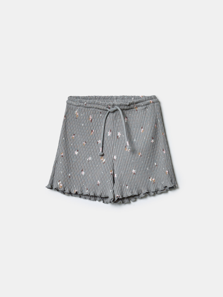 Шорты SELA с принтом для девочек, серый, арт. 43365