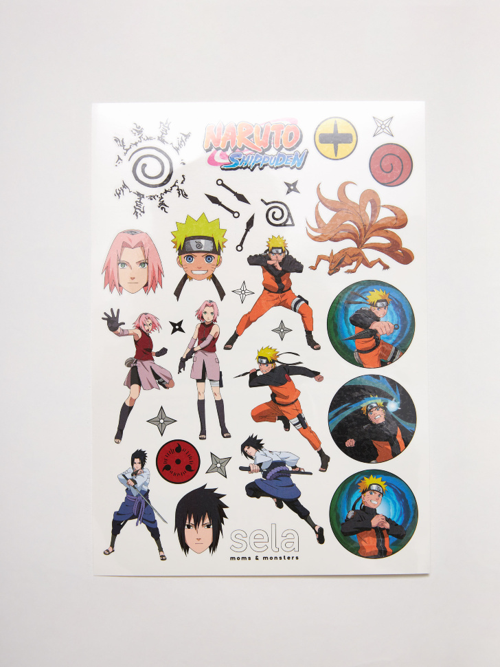 

Детские переводные картинки для тела Naruto