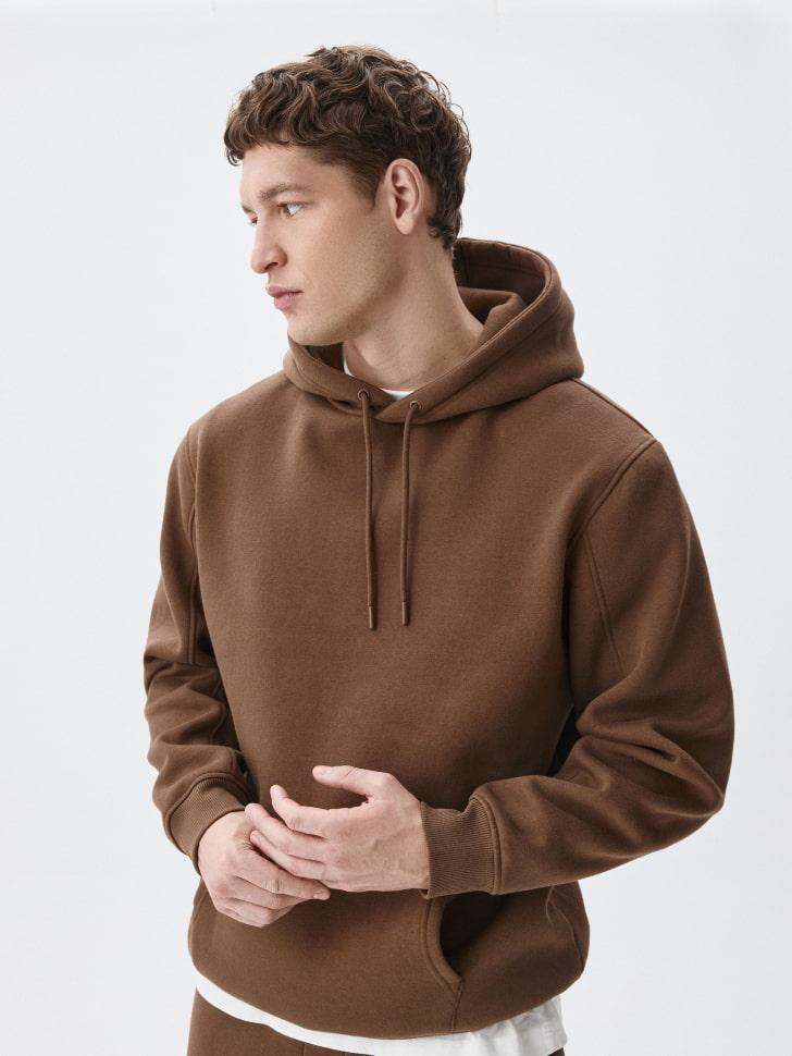 Худи REGULAR FIT из футера с начесом