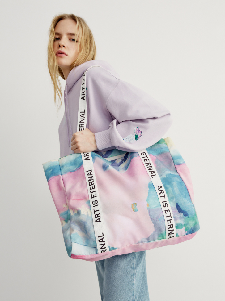 Сумка-шоппер SELA Art People, разноцветный, арт. 44933